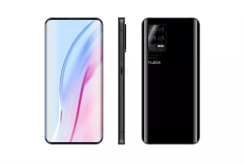 ZTE готовит к выходу смартфон Nubia Z30: аппарат получит дисплей-водопад и подэкранную камеру