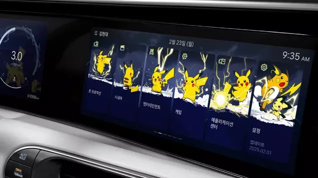 Hyundai added Pokémon to their cars