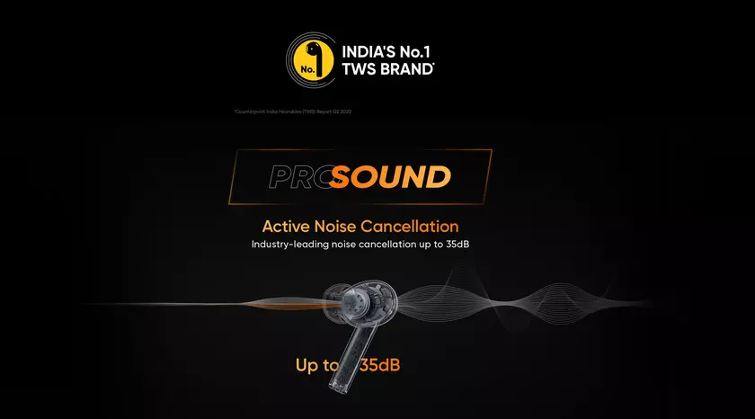 ПредАнонс TWS-наушников Realme Buds Air Pro: дизайн AirPods Pro, активное шумоподавление и до 25 часов автономности