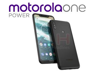 Характеристики и новые рендеры смартфона Motorola One Power