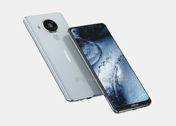 Nokia 7.3 появилась на видео и качественных изображениях: «дырявый» дисплей, классический сканер и квадро-камера