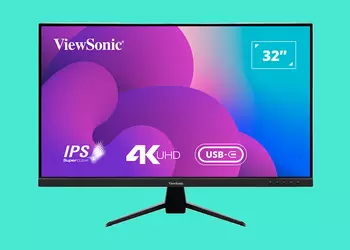ViewSonic VX3267U: 32-дюймовый 4K IPS монитор с поддержкой Power Delivery на 65 Вт 