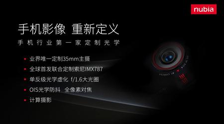 Le Nubia Z40 Pro sera le premier smartphone au monde doté d'un capteur Sony IMX787 et d'un objectif de type DSLR