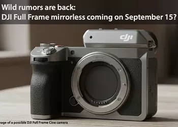 DJI готовит первую полнокадровую беззеркальную камеру