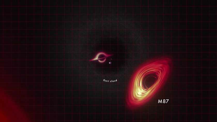 has a spectacular video to demonstrate the monstrous size of black holes, including with a mass of 66 billion suns |