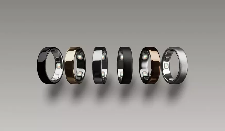 Colección de acabados del Oura Ring 5. Ilustración: Oura Ring