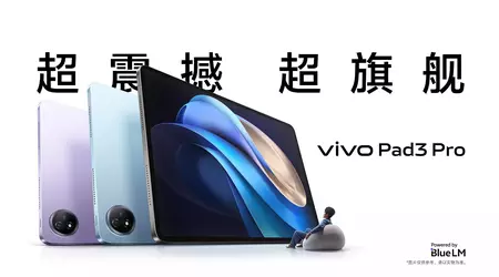 vivo Pad 3 Pro : écran 13 pouces 144Hz, puce MediaTek Dimensity 9300, batterie 11 500mAh avec charge 66W et prix à partir de 415