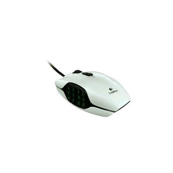 Logitech G600 MMO Gaming Mouse White USB