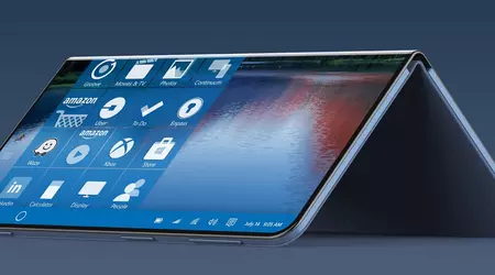 Microsoft patented a bendable smartphone with three screens