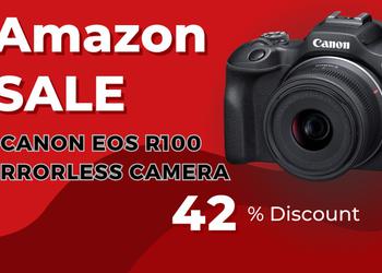 Canon EOS R100 Mirrorless Camera - $250 Discount! Great Opportunity!