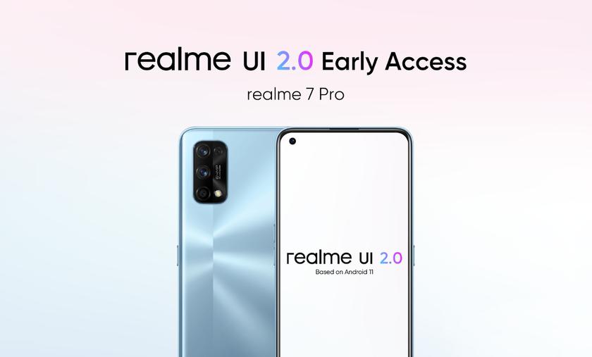 Realme запустила программу бета-тестирования новой оболочки с Android 11 на борту для Realme 7 Pro