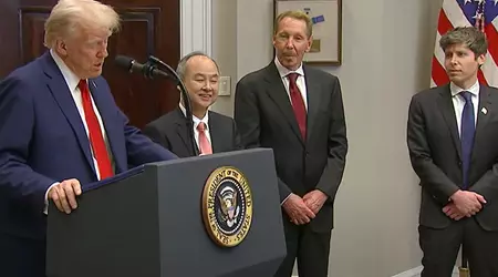 Donald Trump annonce un projet d'investissement de 500 milliards de dollars pour le développement de l'IA