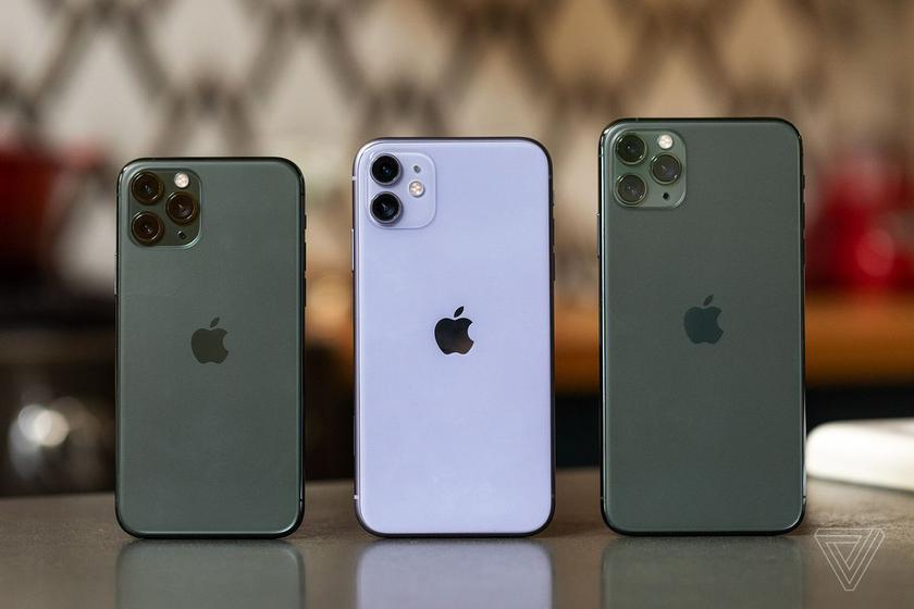 Смартфоны iPhone 11 тоже позеленели