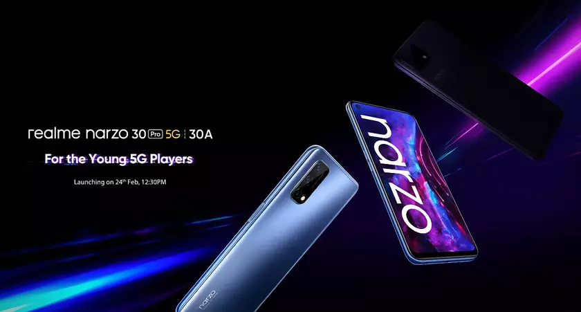 Сколько будут стоить смартфоны Realme Narzo 30A и Realme Narzo 30 Pro 5G