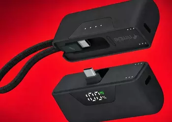 10 000 мА·ч  легко делятся на двоих: Nimble представила модульный пауэрбанк со встроенным кабелем и відвижнім коннектором