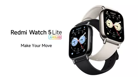 Redmi Watch 5 Lite : Écran AMOLED, appels Bluetooth et jusqu'à 18 jours d'autonomie pour 48 $.