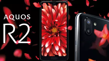 Sharp introduced the flagship Aquos R2 with a wide-angle video camera