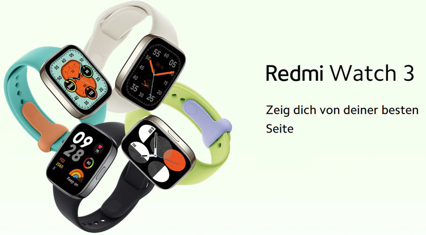 Xiaomi представила в Европе смарт-часы Redmi Watch 3 с GPS стоимостью €120