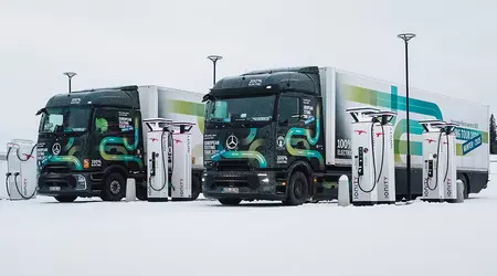 Mercedes eActros 600 testées à nouveau en hiver - la consommation a augmenté de 25 % et parfois de 50 %.