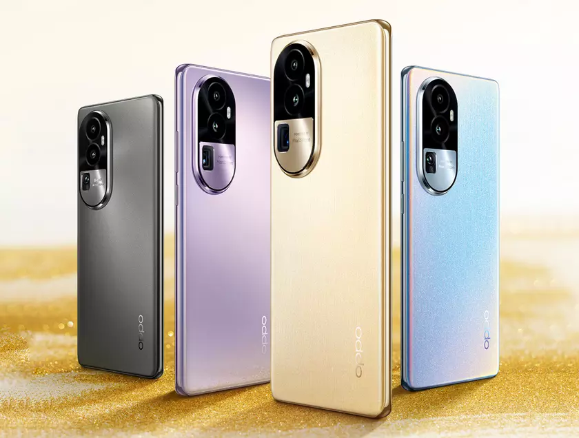 OPPO представила Reno 10 Pro и Reno 10 Pro+: смартфоны с ProXDR OLED-экранами, чипами Dimensity 8200/Snapdragon 8+ Gen 1 и зарядкой на 100 Вт