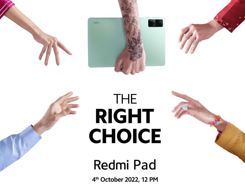 Bestätigt: Redmi Pad mit MediaTek-Chip, 11-Zoll-Display und 8000-mAh-Akku wird am 4. Oktober vorgestellt