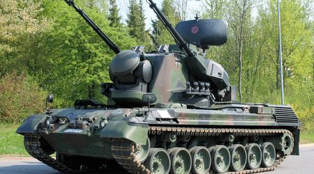 The Armed Forces of Ukraine showed a German Gepard antiaircraft tank at the front for the first time