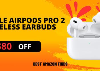 Apple AirPods Pro 2 Wireless Earbuds - Now $80 Discount Prime Big Deal