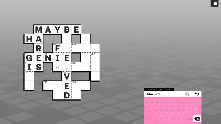 El nuevo juego palabras diario Knotwords es un giro los crucigramas, Wordle y sudoku. |