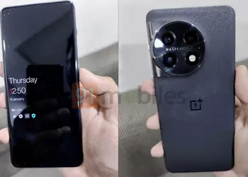 OnePlus 11 appeared in live images with Hasselblad camera and curved-edge display