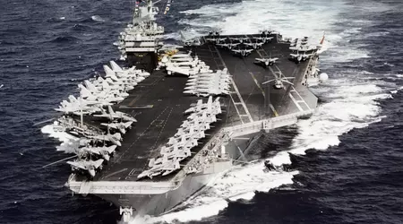 One of the first US aircraft carriers makes its last voyage before being scrapped