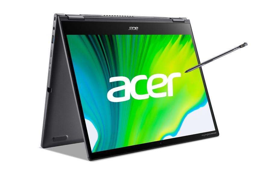 Acer Spin 5 с сенсорным дисплеем, чипом Intel Core 11-го поколения и ценником от 34 999 грн представили в Украине