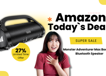 Monster Adventurer Max Boombox Bluetooth Speaker – Save 27% and Get $40 Off!