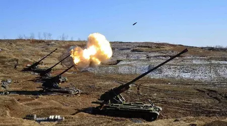 Korean M1989 Koksan long-range self-propelled artillery systems spotted in Russia