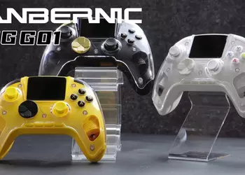 Anbernic представила универсальный геймпад RG G01 с экраном, датчиком пульса и частотой опроса 1000 Гц