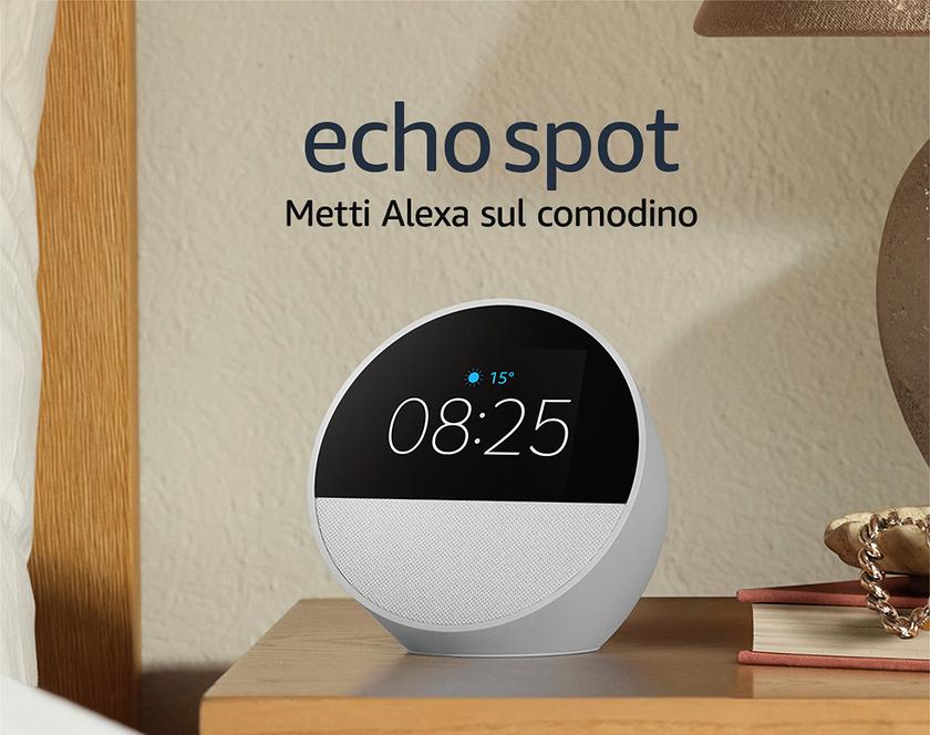 Amazon готовит к релизу смарт-колонку Echo Spot (2024) со встроенным экраном, вот как будет выглядеть новинка