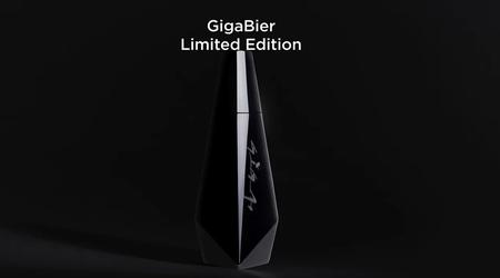 Tesla launches GigaBier - three Cybertruck-style illuminated bottles for €89