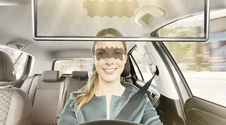 Bosch Virtual Visor: сонцезахисний козирок для водіїв із прозорим екраном та частковим затемненням, що керується ШІ