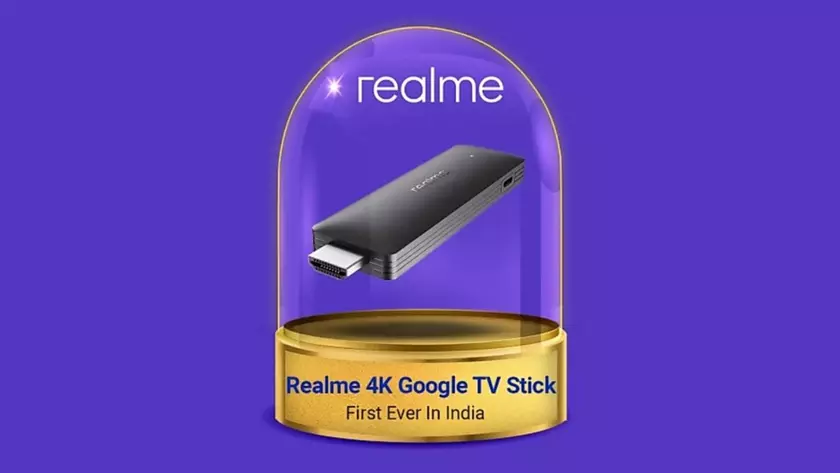 Realme представит ТВ-приставку 4K Google TV Stick за $40