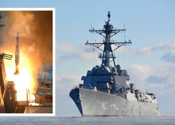 Американский эсминец USS Rafael Peralta класса Arleigh Burke впервые перезагрузил систему вертикального пуска Mk 41 и пополнил запас зенитных ракет SM-2 в Австралии