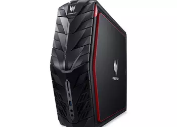 Компактный геймерский десктоп Acer Predator G1 и мониторы Predator Z1