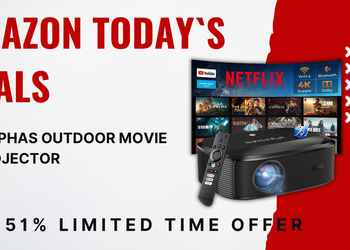 ELEPHAS Outdoor Movie Projector – Save 51% Now!