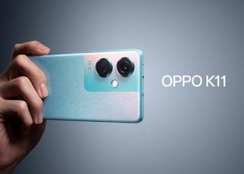 OPPO K11: OLED-дисплей на 120 Гц, чип Snapdragon 782G и батарея на 5000 мАч с поддержкой быстрой зарядки на 100 Вт