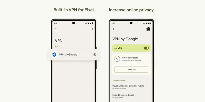 Google прекратил поддержку VPN от Google One