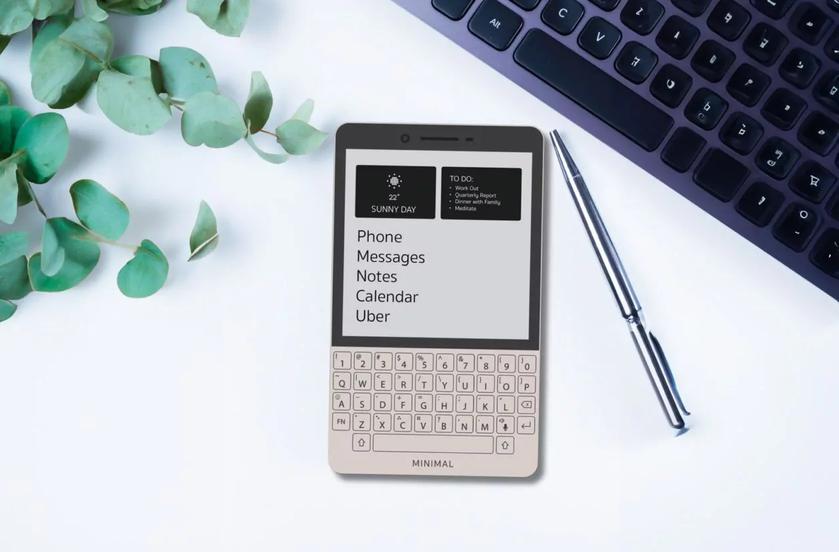 Представлен Minimal Phone — антисмартфон с экраном E-Ink и QWERTY-клавиатурой для борьбы с зависимостью от гаджетов