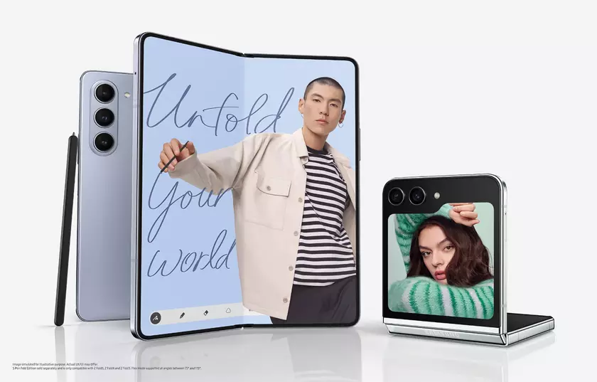 Samsung выпустила новую версию ПО для Galaxy Flip 5 и Galaxy Fold 5