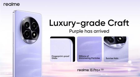 Realme 13 Pro+ з новим фіолетовим кольором Monet Purple виходить в Індії