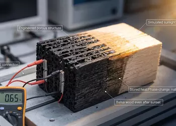Электричество из дров: как ученые научили дерево работать солнечной панелью даже ночью