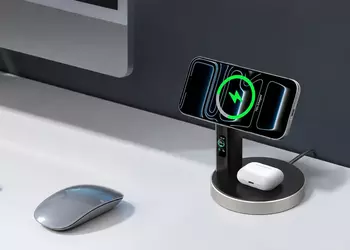 Ugreen выпустила беспроводную зарядку Qi2 с «кондиционером» и экраном за $80
