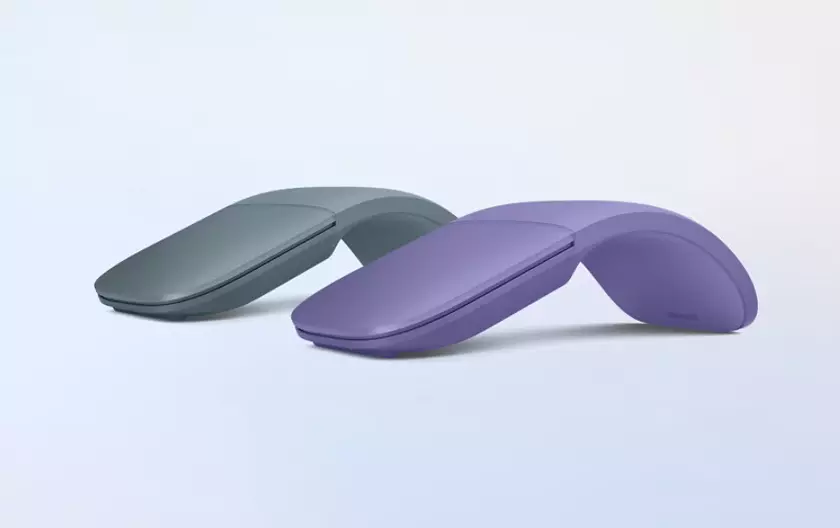 Возьми стиль под контроль: Surface Arc Mouse в новых цветах Violet и Ocean
