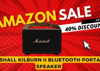 Marshall Kilburn II Bluetooth Portable Speaker - $120 Discount! Don't miss it!